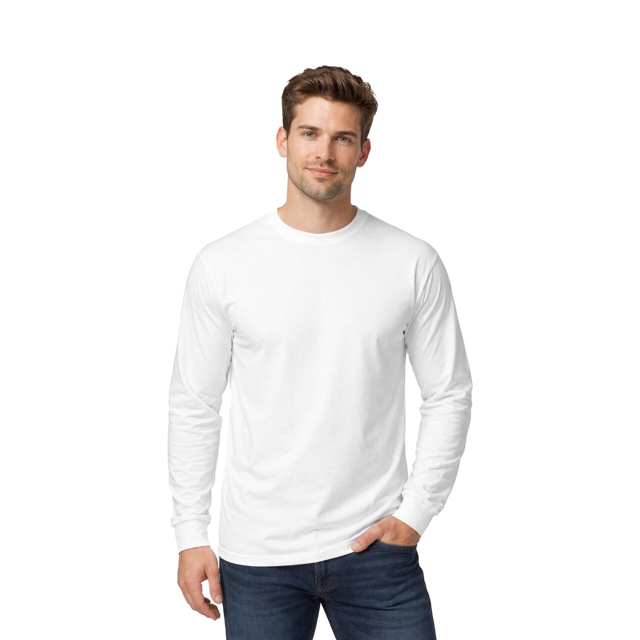 Gildan® Ultra Cotton Heavyweight Long Sleeve T-Shirt For Custom Printing